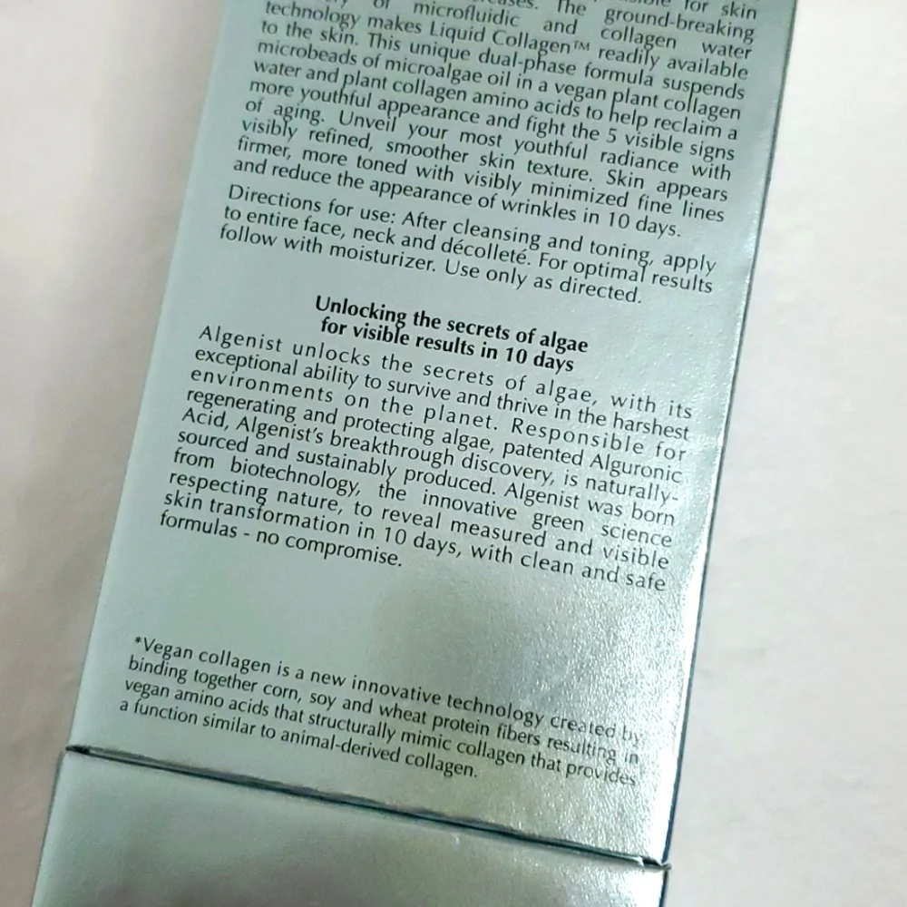 NIB ALGENIST GENIUS Liquid Collagen Advanced Anti-Aging Full Sz 1 oz SEALED